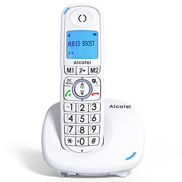 Alcatel XL585 Blanc Téléphone sans fil avec fonctions mains libres