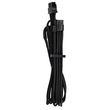 Corsair Câbles d'alimentation gainé Premium PCIe 6+2 pins - 65 cm (coloris noir)