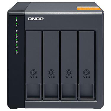 QNAP TL-D400S Caja RAID Mini SAS / Unidad de expansión - 4 bahías SATA de 2,5"/3,5" (sin disco duro) con tarjeta de expansión PCIe QXP-400eS-A1164