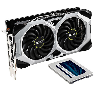MSI GeForce RTX 2060 SUPER VENTUS GP OC + Crucial MX500 1 To