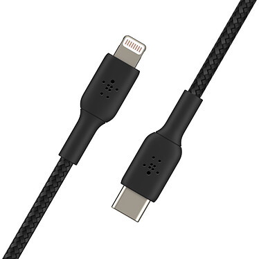 Comprar Cable MFI USB-C a Lightning de Belkin (negro) - 2 m