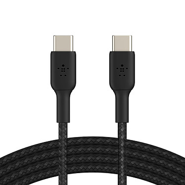 Cable USB-C a USB-C resistente de Belkin (negro) - 1m