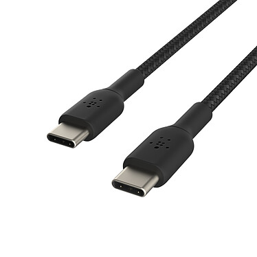 Cable USB-C a USB-C resistente de Belkin (negro) - 1m a bajo precio