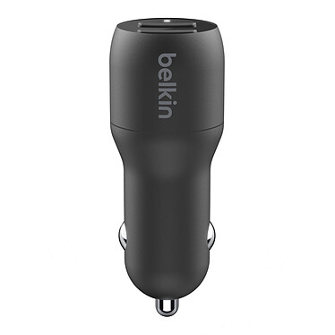 Buy Belkin Boost Charger 2-Port USB-A (24W) Car Charger with 1m USB-A to Lightning Cable