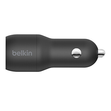 Avis Belkin Boost Charge Chargeur de voiture 2 ports USB-A (24 W) sur prise allume-cigare avec câble USB-A vers Lightning 1 m