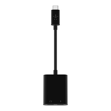 Comprar Adaptador de audio USB-C Belkin + cargador (negro)