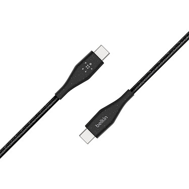 Acheter Belkin Boost Charge USB-C vers USB-C avec sangle de fermeture (Noir) - 1.2 m