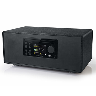 Muse M-695 DBT Micro-chaîne stéréo 2 x 30 Watts - Radio FM/DAB+ - Lecteur CD - Bluetooth 5.0/NFC - Réveil - AUX/USB