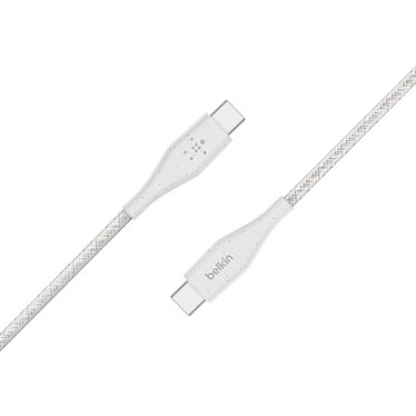 Comprar Belkin Boost Charge USB-C a USB-C con correa de cierre (blanco) - 1,2 m
