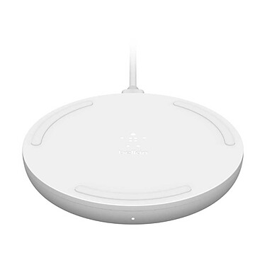 Belkin Boost Charge 15W Wireless Charging Pad with AC Adapter (White)