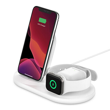 Avis Belkin Station de recharge Boost Charge pour appareils Apple (Blanc)