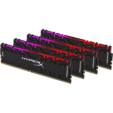 HyperX Predator RGB 128 Go (4 x 32 Go) DDR4 3600 MHz CL18