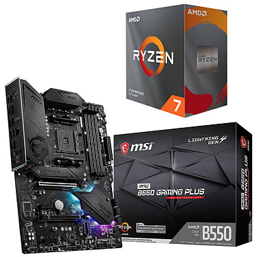 Kit di aggiornamento per PC AMD Ryzen 7 3800XT MSI MPG B550 GAMING PLUS
