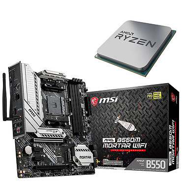 Kit Upgrade PC AMD Ryzen 7 3800X MSI MAG B550M MORTAR WIFI