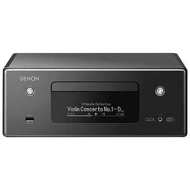 Denon RCD-N11DAB Noir Micro-chaîne connectée - 2 x 65 Watts - CD/DAB+/USB - Wi-Fi/Bluetooth/AirPlay 2 - Multiroom HEOS - Compatible Google Assistant et Alexa (sans HP)