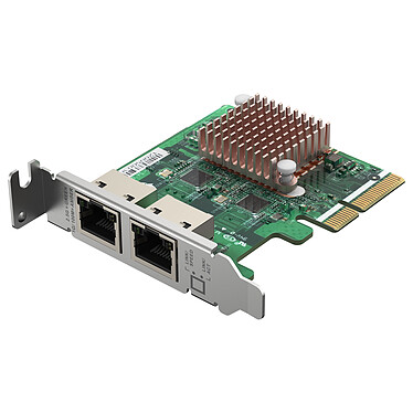 QNAP QXG-2G2T-I225 Tarjeta de red de 2,5 GbE de dos puertos - chipset Intel i225-LM