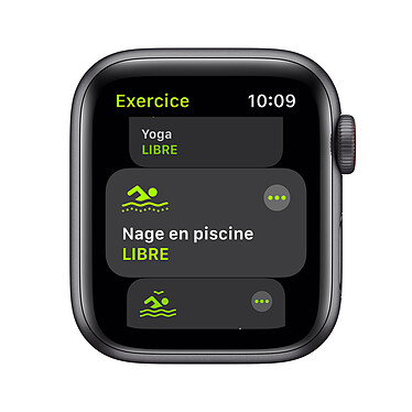 Nota Apple Watch SE GPS Cellular Space Gray Alluminio Sport Wristband Nero 44 mm