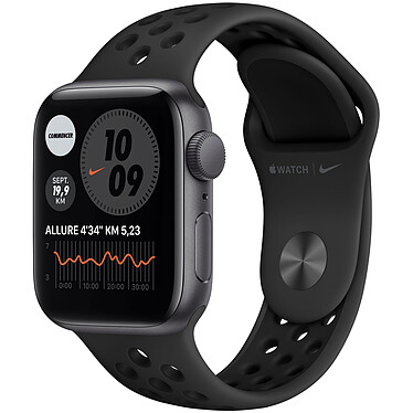 Apple Watch Nike SE GPS Space Gray Aluminium Bracelet Sport Anthracite Black 40 mm