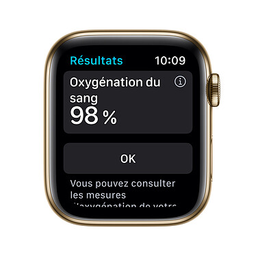 Review Apple Watch Series 6 GPS Cellular Stainless steel Gold Milanese 44 mm Bracelet