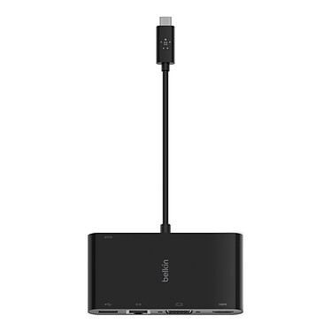 Comprar Adaptador USB-C de Belkin con 1x HDMI 4K, 1x VGA, RJ45 y 100W