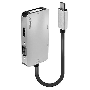 Lindy USB Type C to Triple Display Adapter