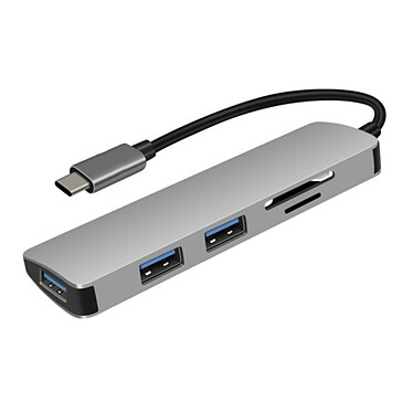 Hub Heden USB 3.0 Tipo-C a 5 porte
