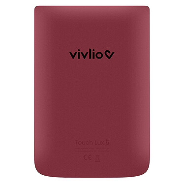 Avis Vivlio Touch Lux 5 Rouge + Pack d'eBooks OFFERT