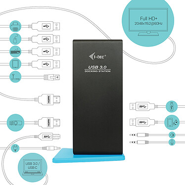 Acheter i-tec USB-A/USB-C 3.0 Dual HDMI Docking Station