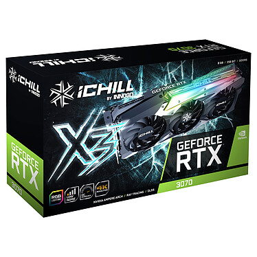 Avis INNO3D GeForce RTX 3070 ICHILL X3 RGB