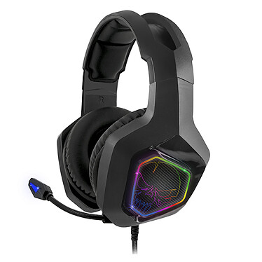 Spirit of Gamer Elite-H50 Black Edition Casque-micro pour gamer noir (compatible PS4 / Xbox One / Nintendo Switch / PC)