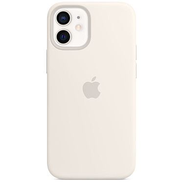 Custodia in silicone Apple con MagSafe bianco per iPhone 12 mini