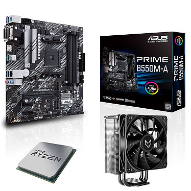 Kit de actualización de PC AMD Ryzen 5 5600X ASUS PRIME B550M-A
