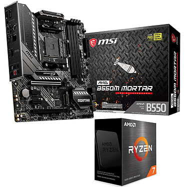 Kit de actualización de PC AMD Ryzen 7 5800X MSI MAG B550M MORTAR