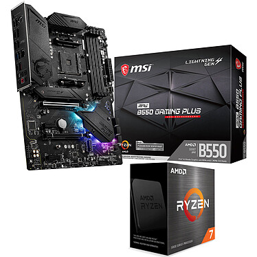Kit di aggiornamento per PC AMD Ryzen 7 5800X MSI MPG B550 GAMING PLUS