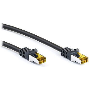 RJ45 Cat 7 S/FTP cable 1 m (Black)