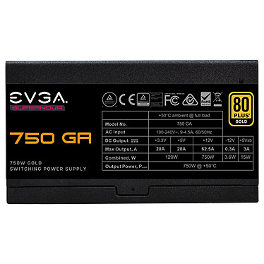 Review EVGA SuperNOVA 750 GA