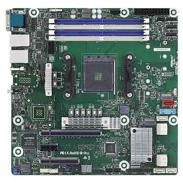 ASRock Rack X570D4U Carte mère Micro ATX Socket AM4 AMD X570 - 4x DDR4 - SATA 6Gb/s + M.2 - USB 3.1 - 1x PCI-Express 4.0 16x