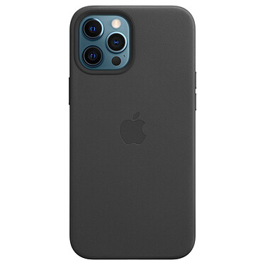 Funda de piel Apple con MagSafe negra para el iPhone 12 Pro Max