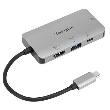 Base de conexión de vídeo simple Targus HDMI 4K USB-C DP con paso de DP de 100 W