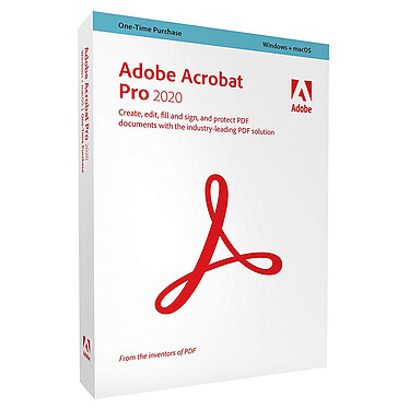 Adobe Acrobat Pro 2020 - 1 usuario - Versión en caja