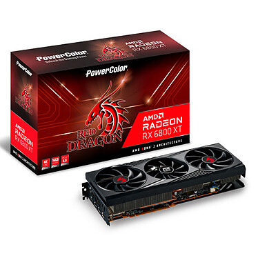 PowerColor Red Dragon AMD Radeon RX 6800 XT 16GB GDDR6 · Segunda mano