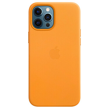 Apple Leather Case with MagSafe California Poppy Apple iPhone 12 Pro Max