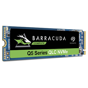 Seagate SSD BarraCuda Q5 500 Go SSD 500 Go M.2 2280-S2 NVMe 1.3 PCIe 3.0 x4 NAND 3D QLC
