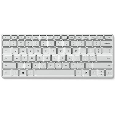 Microsoft Designer Compact Keyboard Glacier White