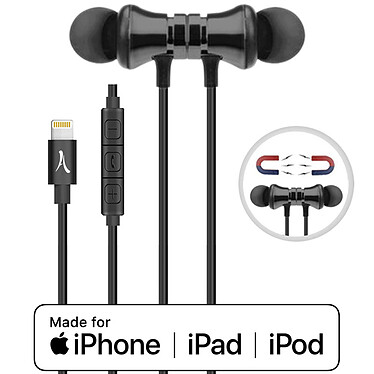 Akashi Kit Piéton Stéréo MFI Micro Intégré Noir