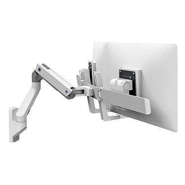 Ergotron HX dual screen arm White (wall mount)