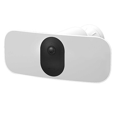 Arlo Pro 3 Floodlight - Blanc (FB1001) Caméra à projecteur sans fil Full HD, étanche, avec vision nocturne couleur
