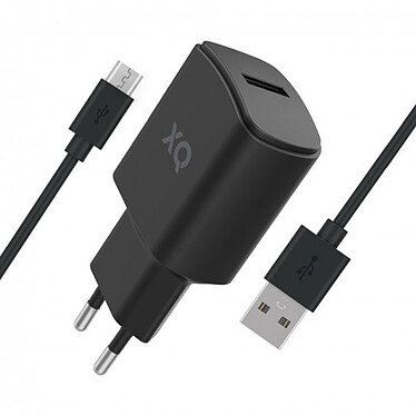 xqisit Travel Charger 2.4 A USB / Micro-USB Black