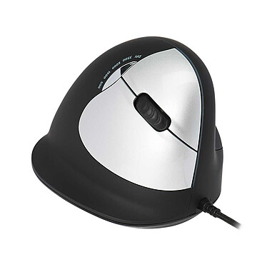 R-Go Tools Break Mouse (pour droitier) Souris filaire ergonomique - droitier - capteur laser 3500 dpi - 5 boutons - verticale