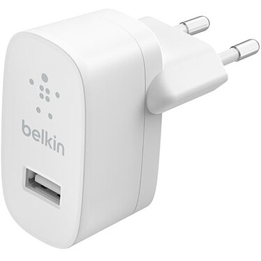 Avis Belkin Chargeur secteur USB-A Boost Charge 12 W + câble Lightning vers USB-A (Blanc)
